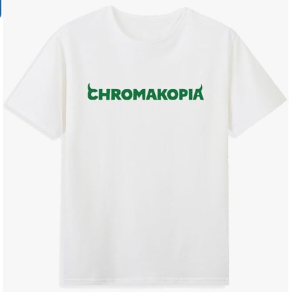 Chromakopia T-Shirt Crewneck Short Sleeve Cotton Tee Men Streetwear L or XL
